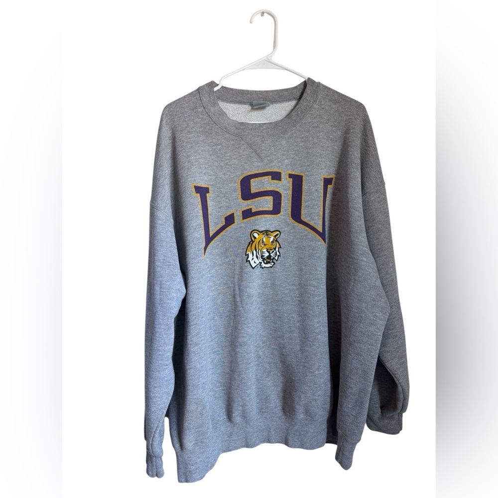 Vintage LSU Tigers Crewneck Sweatshirt M.J. Soffe